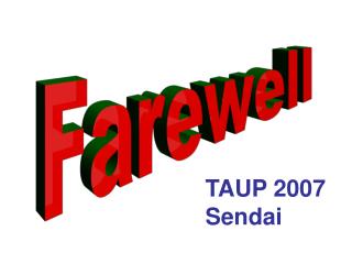 Farewell