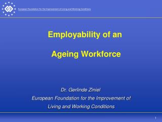Employability of an Ageing Workforce
