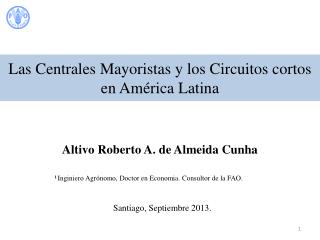 Las Centrales Mayoristas y los Circuitos cortos en América Latina