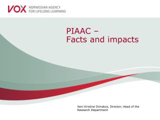 PIAAC – Facts and impacts