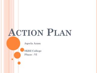 Action Plan