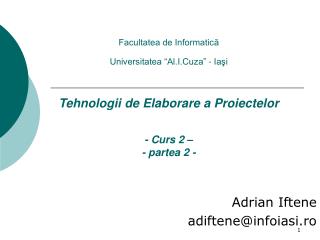 Adrian Iftene adiftene @infoiasi.ro
