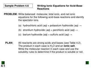 Sample Problem 4.6