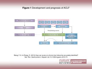 Figure 1 Development and prognosis of ACLF