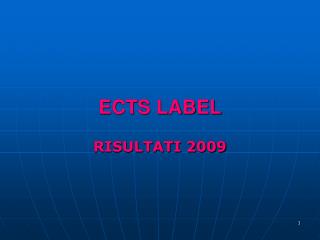 ECTS LABEL
