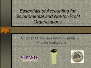 Essentials of Accounting for Governmental and Not-for-Profit Organizations