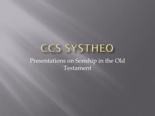 CCS SysTheo