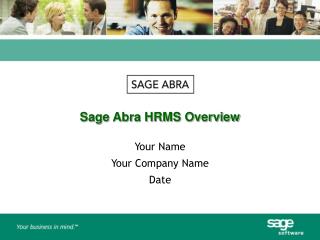 Sage Abra HRMS Overview