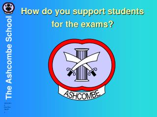 How do you support students for the exams?