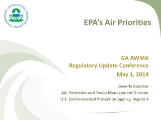 EPA’s Air Priorities