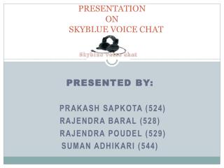 Presentation on skyBlue Voice Chat