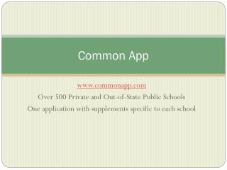 Common App