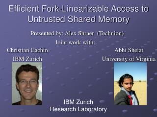 Efficient Fork-Linearizable Access to Untrusted Shared Memory