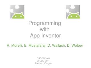 Programming  with  App Inventor