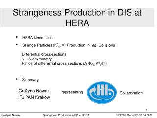 Strangeness Production in DIS at HERA