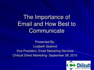 The Importance of Email and How Best to Communicate