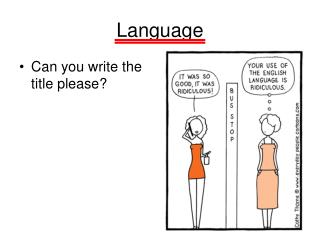 Language