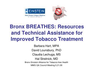 Bronx BREATHES: Resources and Technical Assistance for Improved Tobacco Treatment