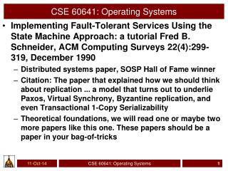 CSE 60641: Operating Systems