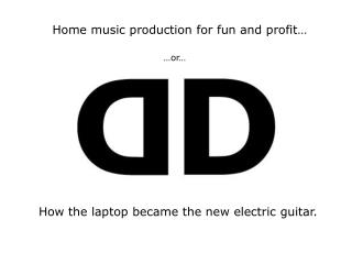 How the laptop became the new electric guitar.