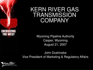 KERN RIVER GAS TRANSMISSION COMPANY