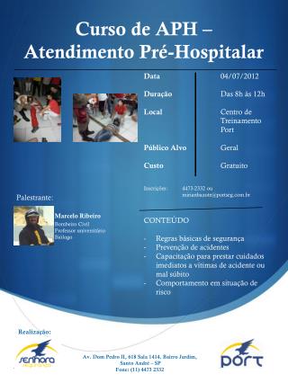 Curso de APH – Atendimento Pré- Hospitalar