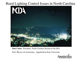 Rural Lighting Control Issues in North Carolina