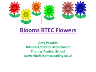 Blooms BTEC Flowers