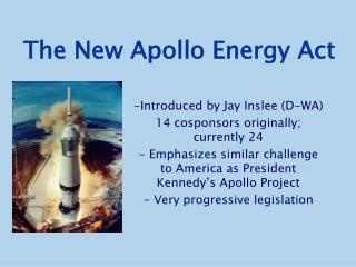 The New Apollo Energy Act