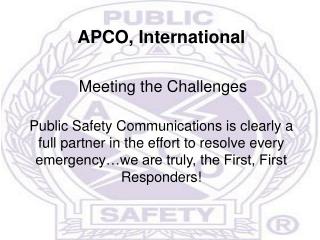 APCO, International