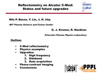 Reflectometry on Alcator C-Mod: Status and future upgrades