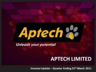 APTECH-LIMITED-Investor-Update-Q4FY2010-11(Final)