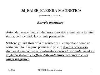 5d_EAIEE_ENERGIA MAGNETICA (ultima modifica 24/11/2011)