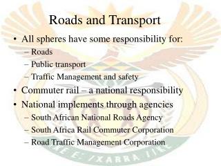 Roads and Transport