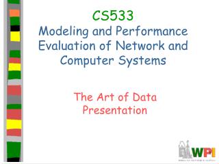 CS533 Modeling and Performance Evaluation of Network and Computer Systems