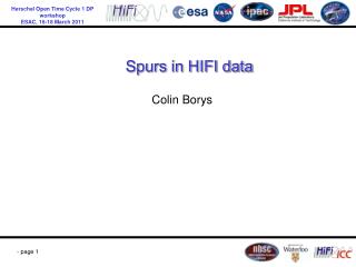 Spurs in HIFI data