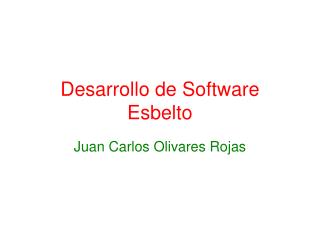 Desarrollo de Software Esbelto