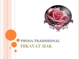 PROSA TRADISIONAL