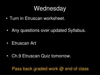 Wednesday