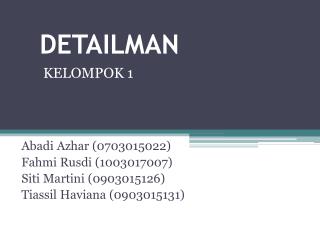 DETAILMAN