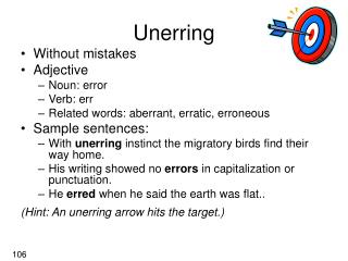 Unerring