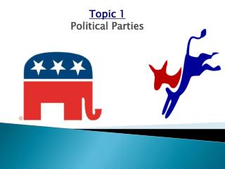 Topic 1 Political Parties