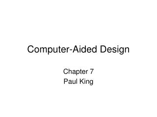 Computer-Aided Design