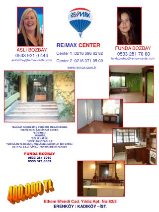 FUNDA BOZBAY 0533 281 70 60 fundabozbay@remax-center