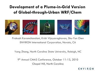 Development of a Plume-in-Grid Version of Global-through-Urban WRF/Chem