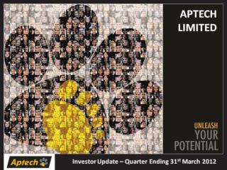 APTECH LIMITED Investor Update - Q4 FY 2011-12 (Final)