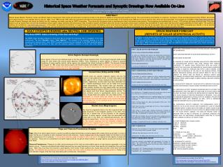 Historical Space Weather Forecasts and Synoptic Drawings Now Available On-Line