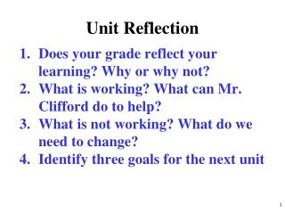 Unit Reflection
