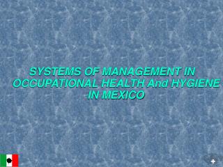 SYSTEMS OF MANAGEMENT IN OCCUPATIONAL HEALTH And HYGIENE IN MEXICO