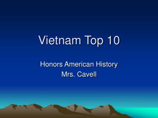 Vietnam Top 10